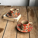 Axyaa Ice Crack Ceramic Cup | Creative Flower Mug for Home Office Coffee | High Value Light Luxury Mug