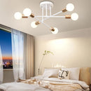 Axyaa Vintage Industrial Loft Iron Chandelier for Living Room Lighting