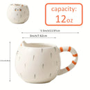 Axyaa Cat-Shaped Ceramic Cup Set for Tea, Coffee, and Milk