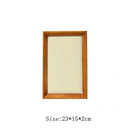 Axyaa Solid Wood Microfiber Velvet Jewelry Display Tray with Inner Oblique Design
