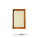 Axyaa Solid Wood Velvet Jewelry Display Storage Tray
