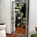 Axyaa Crystal Crush Diamond Frame RGB LED Wall Mirror
