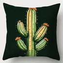 Axyaa Cactus Pillowcase Set for Sofa, 17.7" x 17.7", Single-Sided Print