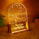 Axyaa Personalized Constellation Chart Lamp for Couples Family Love Gifts