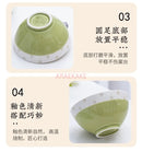 Axyaa Cute Cat Ceramic Soup Bowl - Personal Children's Creative Rice Bowl