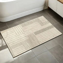 Axyaa Diatomaceous Earth Bathroom Mat: Absorbent, Non-Slip, 40x60cm/60x90cm