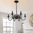 Axyaa Rustic Iron Candle Chandelier for Home, Kitchen, Living Room, Dining Room, Hotel