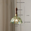 Axyaa Butterfly Glass Copper LED Pendant Lamp for Home Indoor Decor
