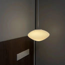 Axyaa Nordic White Glass Chandeliers: Modern LED Pendant Lights for Kitchen Island, Dining Table, Decor