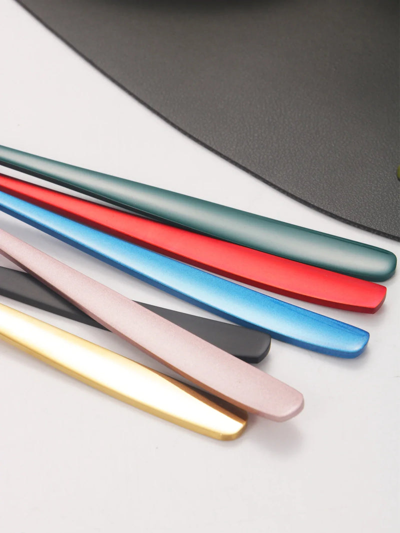 Axyaa 4-Piece Portable Travel Cutlery Set with Box