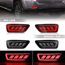 Axyaa Rear Bumper Reflector Lights with Dynamic Turn Signal for Grand Cherokee, Compass, Journey
