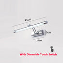 Axyaa Chrome Gold Wall Lamp LED Sconce Light Customize Switch Lustres