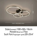 Axyaa LED Ceiling Chandelier for Living Room Bedroom Kitchen - Modern Home Pendant Light
