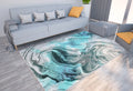Axyaa Marble Texture Printed Carpet for Home Living Room and Bedroom Decoration