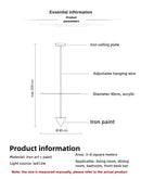 Axyaa Black LED Adjustable Suspension Pendant Light for Living Room, Bedroom, Kitchen and Dining
