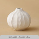 Ceramic White Vase for Home Decor by Axyaa