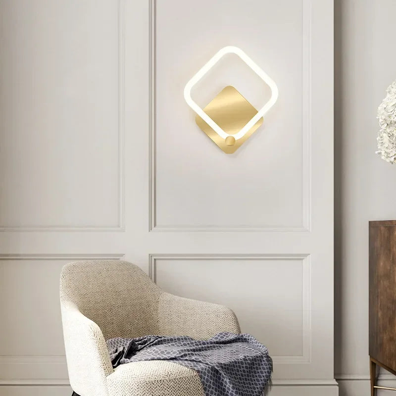 Axya Ring LED Wall Sconce for Modern Nordic Home Interior