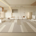 Axyaa Plush Modern Style Fluffy Soft Rug for Living Room Bedroom Study Area