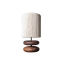 Axyaa Solid Wood Table Lamps Walnut Color LED Desk Lights