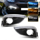 Axyaa Hyundai IX35 LED Daytime Running Lights Turn Signal Lamp White Yellow Blue