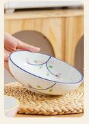 Axyaa 6 Inch Ceramic Multipurpose Bowl for Soup, Salad, Noodle, Egg, and Air Fryer