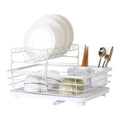 Axyaa 2-Tier Dish Drainer Rack with Drained Board