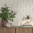 Axyaa Long Hexagon Peel and Stick 3D Wall Panels - Set of 10