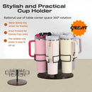 Axyaa 40 oz Tumbler Rotating Storage Rack for Stanley Cups - 6 Slot Organizer