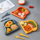 Axyaa Baby Dinosaur Tableware Set