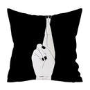 Axyaa Art Pattern Throw Pillow Case for Home Sofa Seat Room Decor