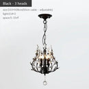 Axyaa Retro Crystal Candle Chandelier for Elegant Home Lighting