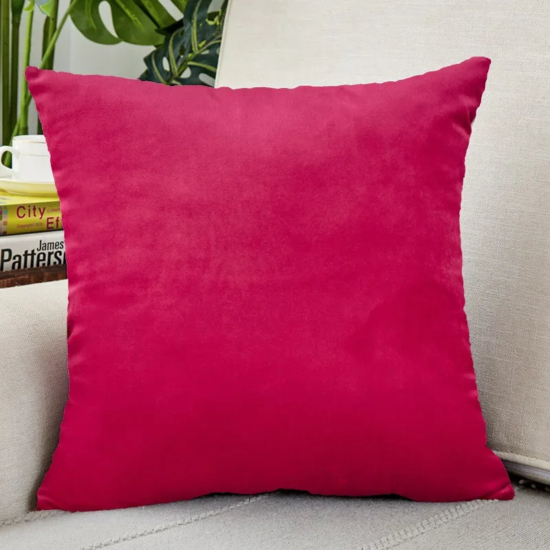 Soft Velvet Square Pillow Cover for Home Decor, 45x45cm, Axyaa Brand