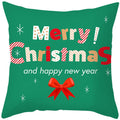 Axyaa Christmas Cushion Cover 45x45cm Snowman Santa Noel Navidad Happy New Year