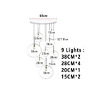 Axyaa Nordic Lava LED Pendant Lights Indoor Lighting Chandelier Kitchen Loft Decor