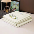 Axyaa Silk Cool Quilt: Single/Double Thin Mulberry Silk Quilt Core for Summer