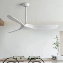 Axyaa High Wind Retro Variable Frequency Solid Wood Ceiling Fan for Dining and Living Room