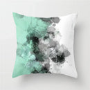 Axyaa Mint Green Geometric Animal Print Pillowcase for Home and Office Decor
