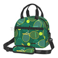 Axyaa Tennis Rackets and Balls Lunch Bag: Insulated, Waterproof, Adjustable Shoulder Strap