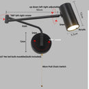 Axyaa Rotatable LED Swing Arm Wall Lights for Home Decor & Lighting