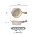 Axyaa Ceramic Coarse Pottery Seasoning Dipping Dish Set of 4