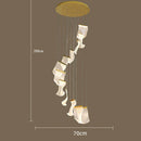 Axyaa Nordic Dining Room Chandelier Ceiling Light Stair Interior Lighting