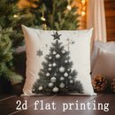 Axyaa Christmas-themed Decorative Cushion Cover for Sofa Bedroom Car Pillow