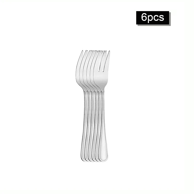 Axyaa 30-Piece Stainless Steel Cutlery Set - Ideal for Restaurants and Hotels