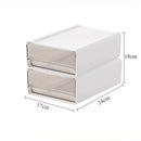 Axyaa Clear Drawer Office Storage Box Set for Organizing A4 Files & Office Supplies