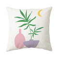 Axyaa Abstract Art Drawing Pillowcase 45x45cm Square Pillow Cover