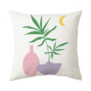 Axyaa Abstract Art Drawing Pillowcase 45x45cm Square Pillow Cover