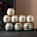 Axya Ceramic Mini Tea Pot Sealed Storage Box - 1PC