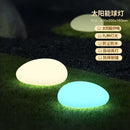 Axyaa Solar LED Stone Lamp for Outdoor Patio Garden Lawn, Waterproof & Multifunctional
