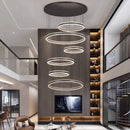 Axyaa Modern LED Pendant Lights Minimalism Dimmable Ceiling Chandelier Lighting