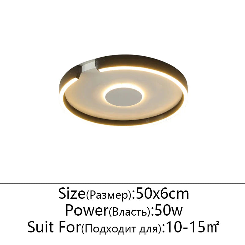 Axyaa Rose Gold LED Ceiling Light for Home Lighting in Living Room, Bedroom, Study Room